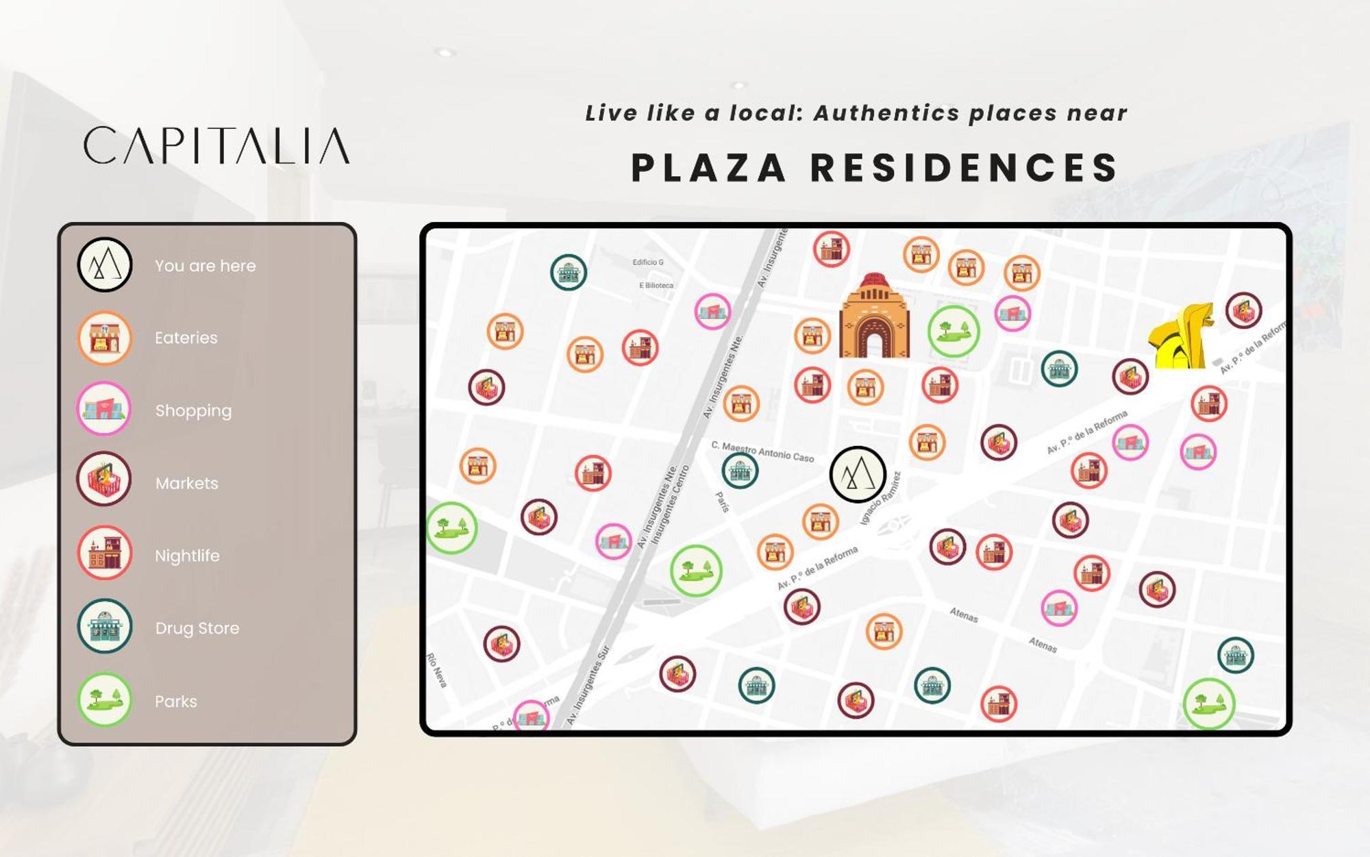 Capitalia Plaza Residences Reforma * Mexiko-Stadt